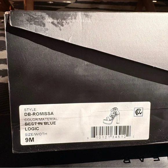 Best in Blue Platform Heels - Picture 9 of 9